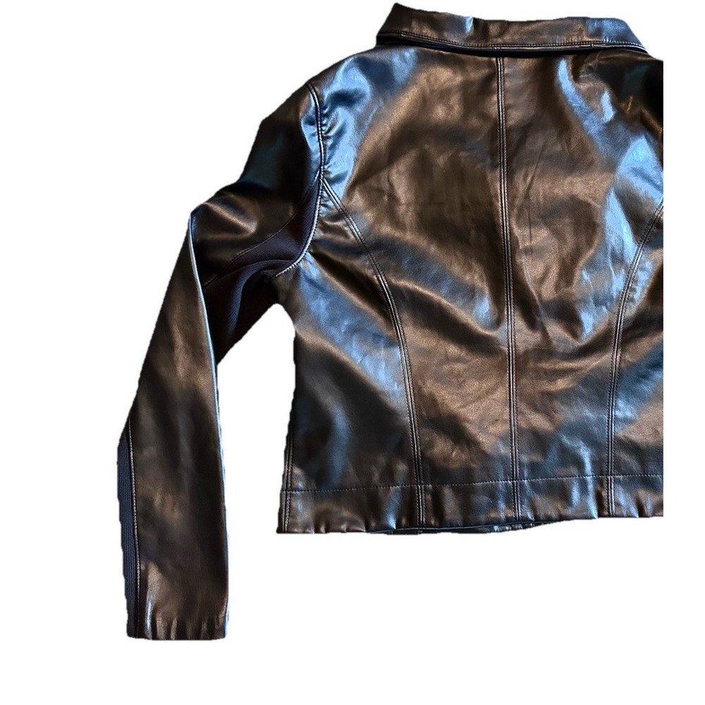 BLANK NYC Women's Black Moto Faux Leather Jacket Size M NWOT. *101 - Picture 10 of 16